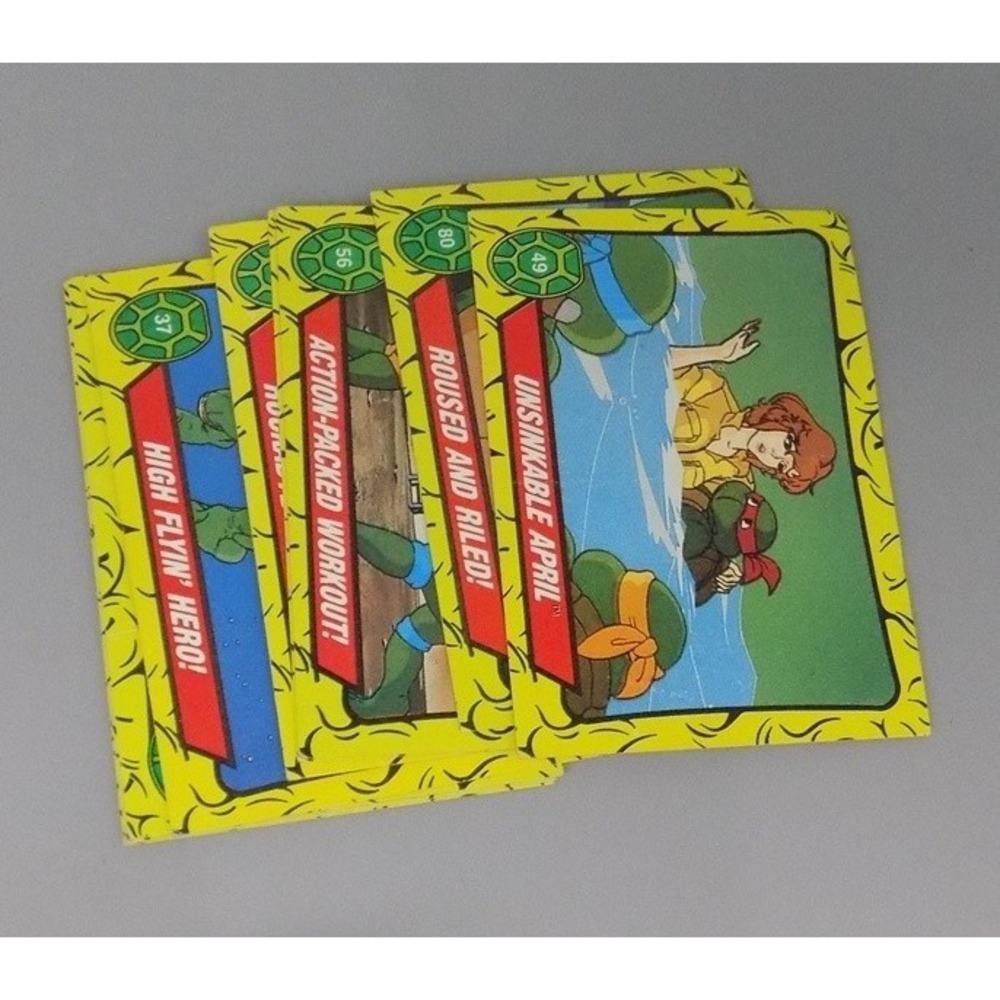 Vintage TMNT 130 Cards And  23 Stickers Assorted From Different Sets Movie Topps - Picture 4 of 12